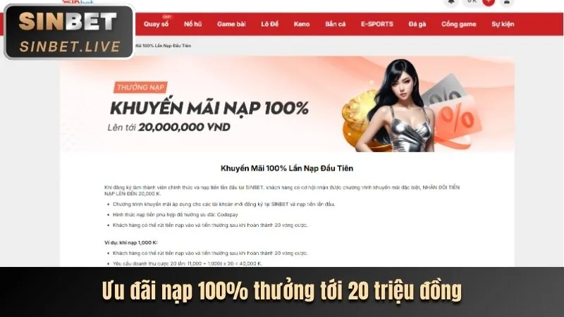 Thưởng nạp tiền hàng ngày XVIP